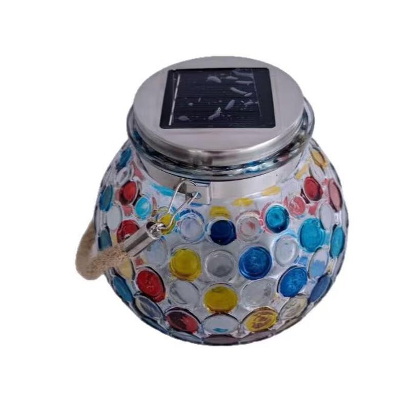 UOSU Solar Outdoor Peacock Bottle Decorative Night Light