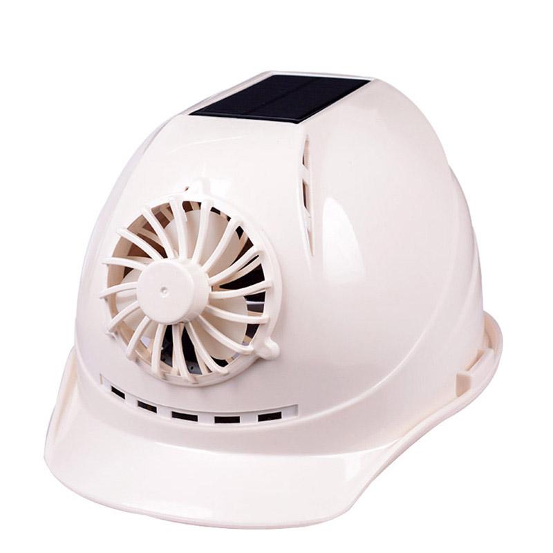 Na solární napájení Bezpečnostní přilba Venkovní pracovní ventilátor Ochranná přilba Stavební pracoviště ABS Ochranný kryt ventilátoru Napájení solárním panelem