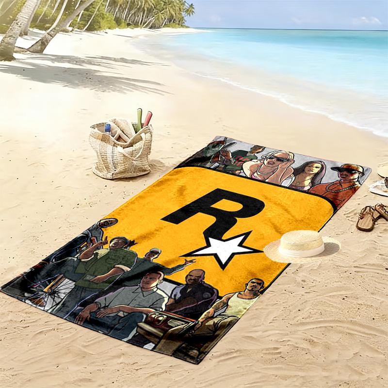 Liberty City Adventures beach towel beach Portable for travel Absorbent bath towel quick-drying swim towel swim beach Fashion