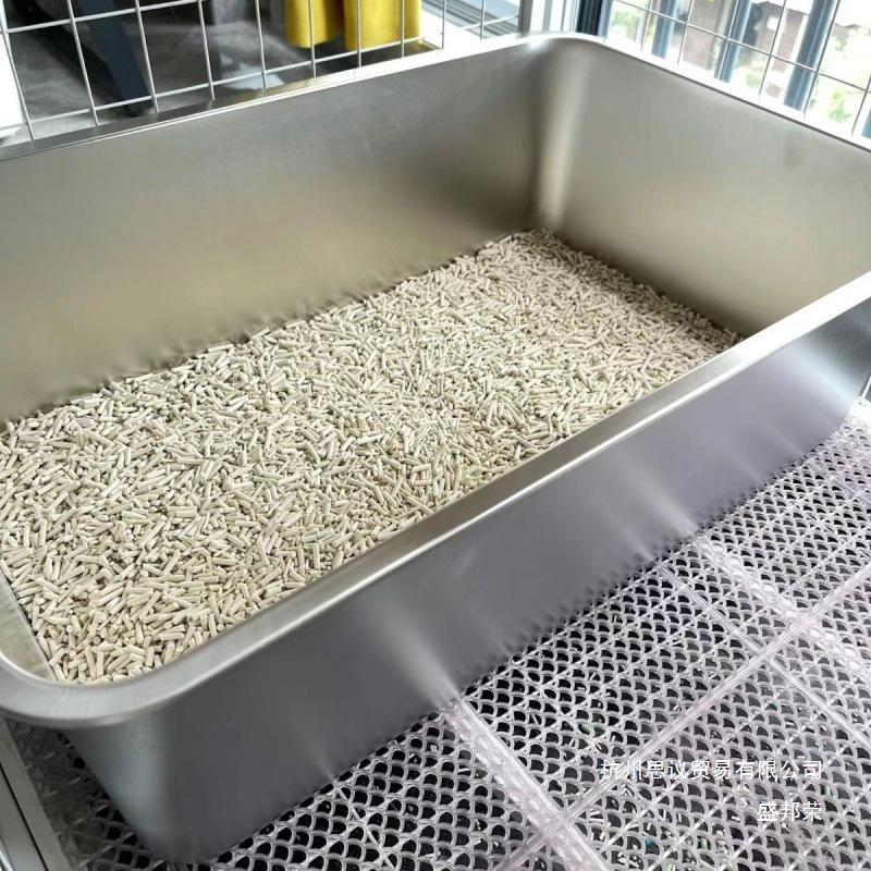 Extra Thick Stainless Steel Cat Litter Box - Anti-Splash, Easy Clean, Large Capacity