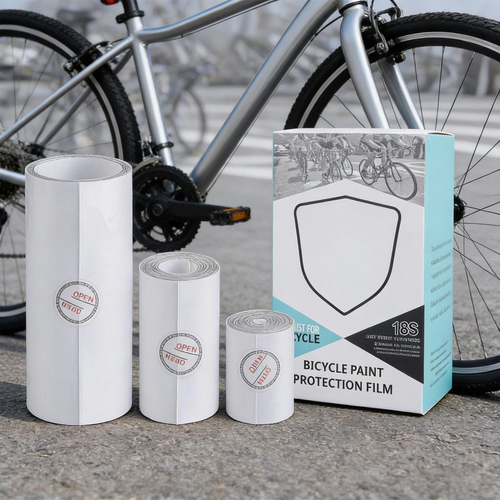 Bicycle Frame Protector Transparent Mountain Bike Frame Guard Chainstay Protector Bicycle Stickers Tape Bike Accessories