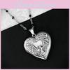 Gothic Heart Shape Necklace With Stainless Steel Pendant For Alternative Fashion Fans