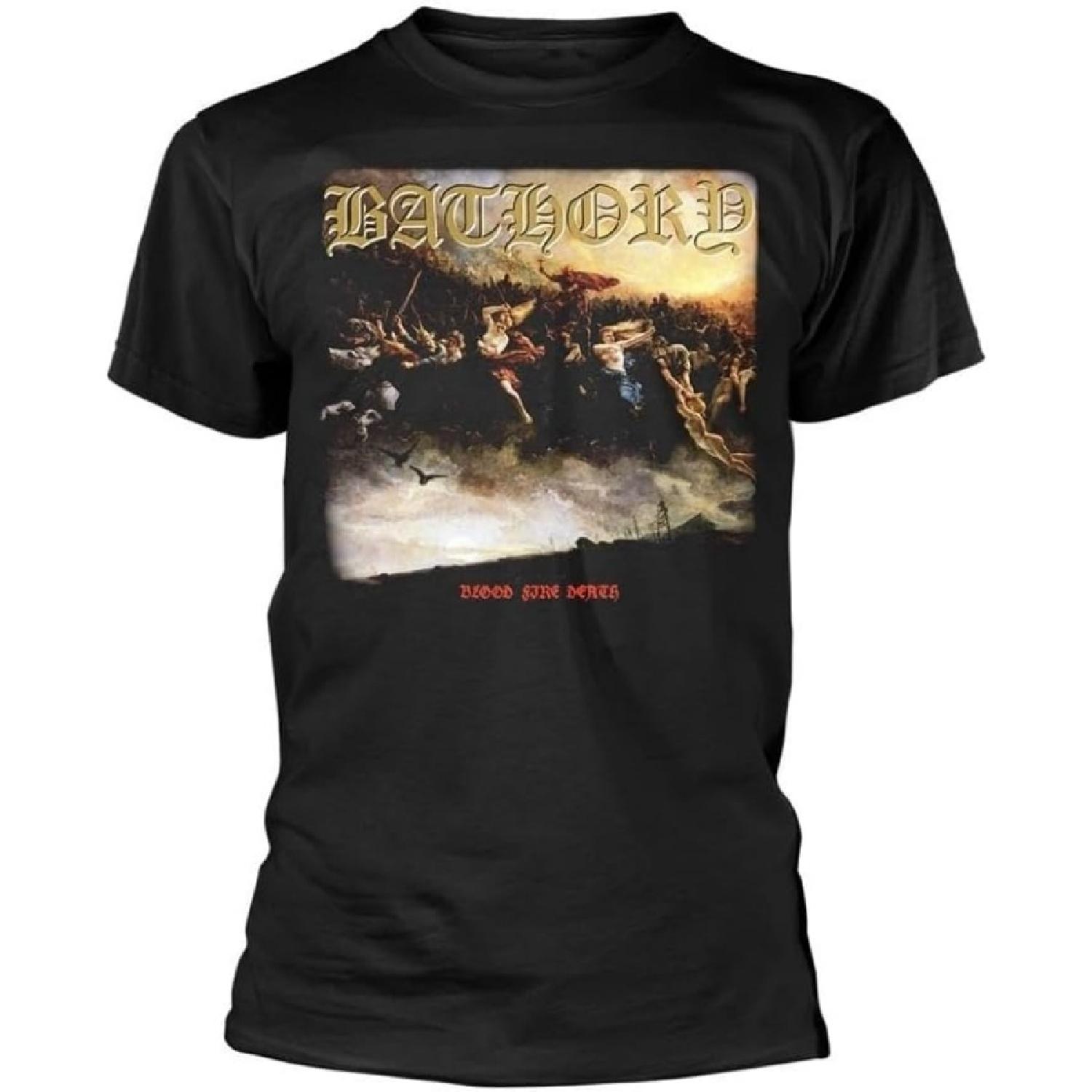 Plastic Head t-Shirt Metal Men s Bathory - Blood Fire Death PH5418 Black XXXXXL разноцветный