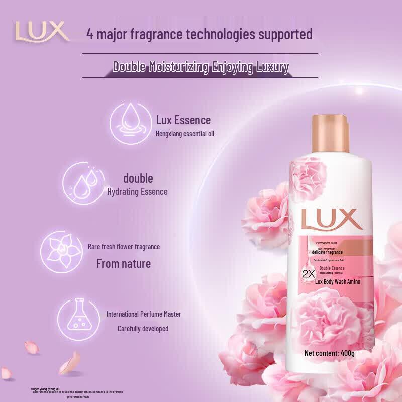 LUX Moisturizing & Peach Blossom Scent Body Wash Duo