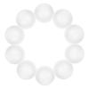 50Pcs White Solid Polystyrene Balls Round Craft Spheres Wedding Party Decoration 6Cm Polystyrene Balls Craft Ball