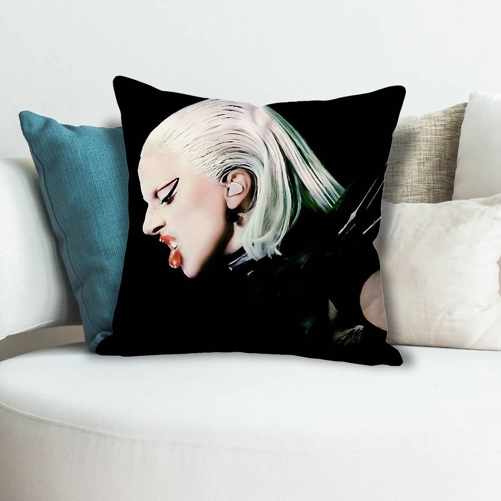 LLady GGaga MAYHEM Various Sizes Square Pillow Case For Car Home Bedchamber Decor Custom Valentine gift