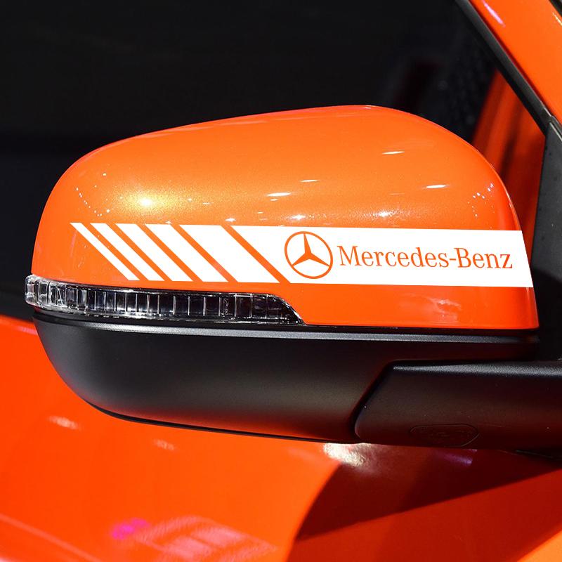 Samolepka pruh na boční zrcátko auta Karoserie vozidla Pro Mercedes Benz AMG W212 W205 W246 W177 W176 W213 GLC GLE GLS ML Vítejte Laserová projekce