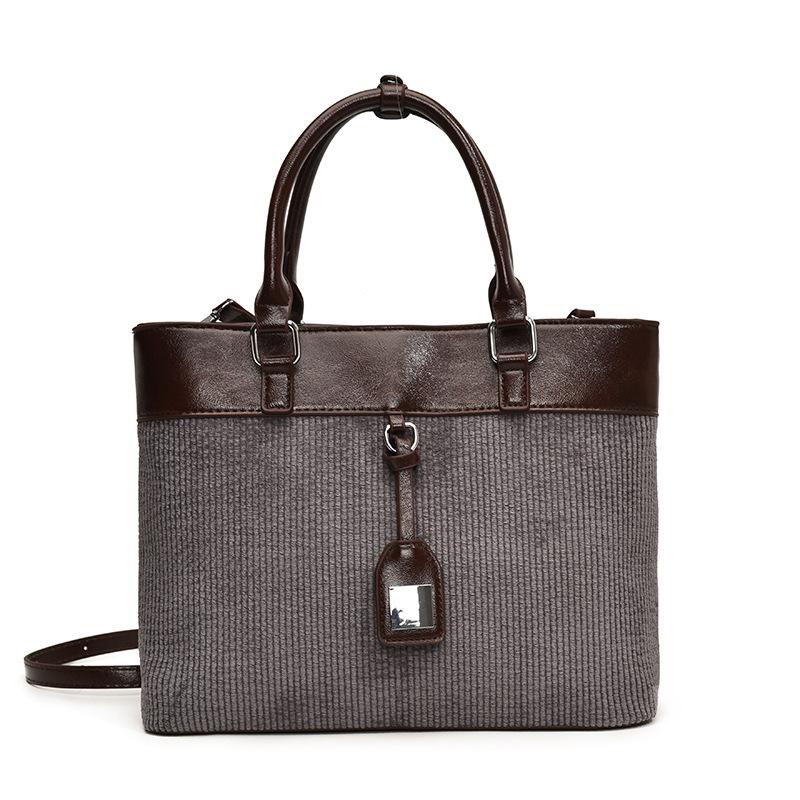 

Ручная сумка-тоут Женская Новая Мода Повседневная сумка-мессенджер Small серый