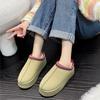 Fashion Women's Wool Slippers Warm Platform Wool Slipperswomen Slippers Women Sheepskin Slippers Women Shoes 2024