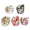 Multipurpose Irregular Coral Spring Bracelet Sturdy Alloy Bangle Adjustable Fashion Jewelry Accessory for Women