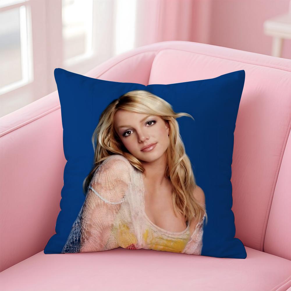 Singer B-Britney Spears Cushion Cover Comfortable Reversible Pillow Cover Ideal For Car Sofa Bedroom & Beyond