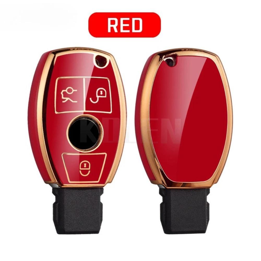 TPU Autoschlüsselhülle Abdeckung Schale Fob für Mercedes Benz A C E S-Klasse W204 W205 W212 W213 W176 GLC CLA AMG W177 Auto Zubehör