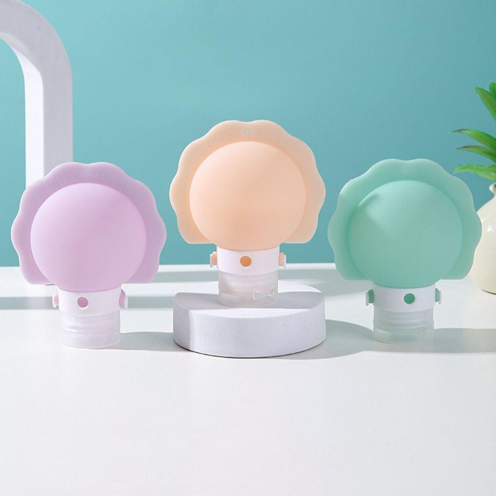 

3Pcs 30/60/90ml Cosmetic Lotion Bottle Silicone Body Wash Bottle Shampoo Sub-Bottling Travel & Home 90ml