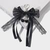 Chic Hollow Bow & Cherry Ribbon Keychain Bag Charm