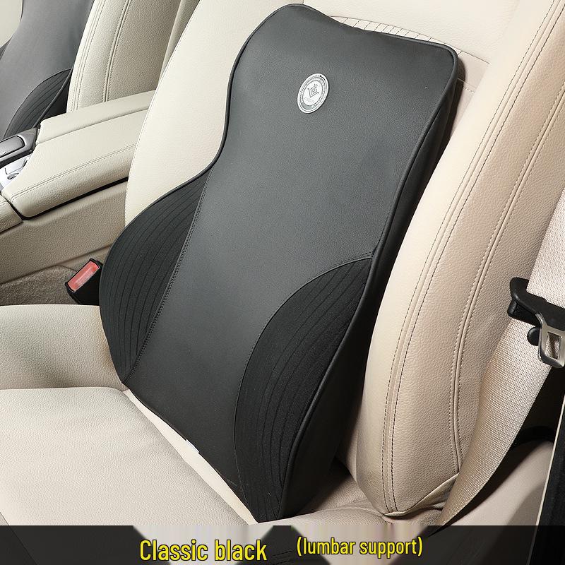 Car Lumbar Support: Memory Foam Backrest & Neck Pillow for Long-Lasting Comfort