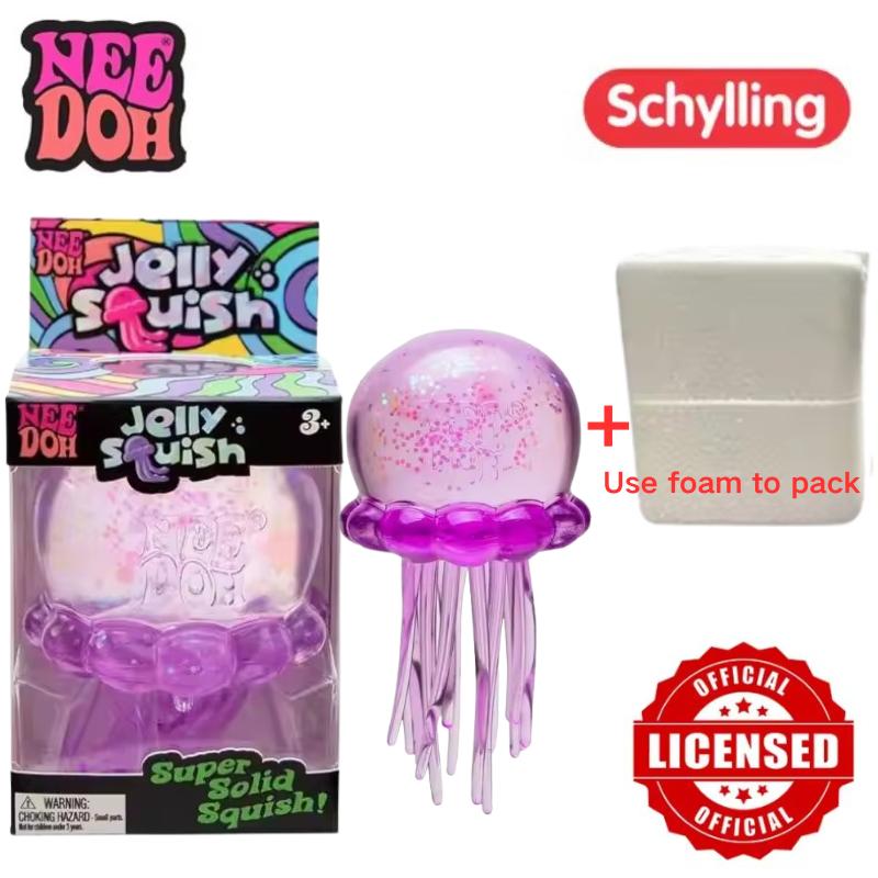2026 Cute Nee Doh Jelly Hops Octopus Fidget Toy, Waterproof Water Play Sensory Toy, Great Gift for Boys and Girls