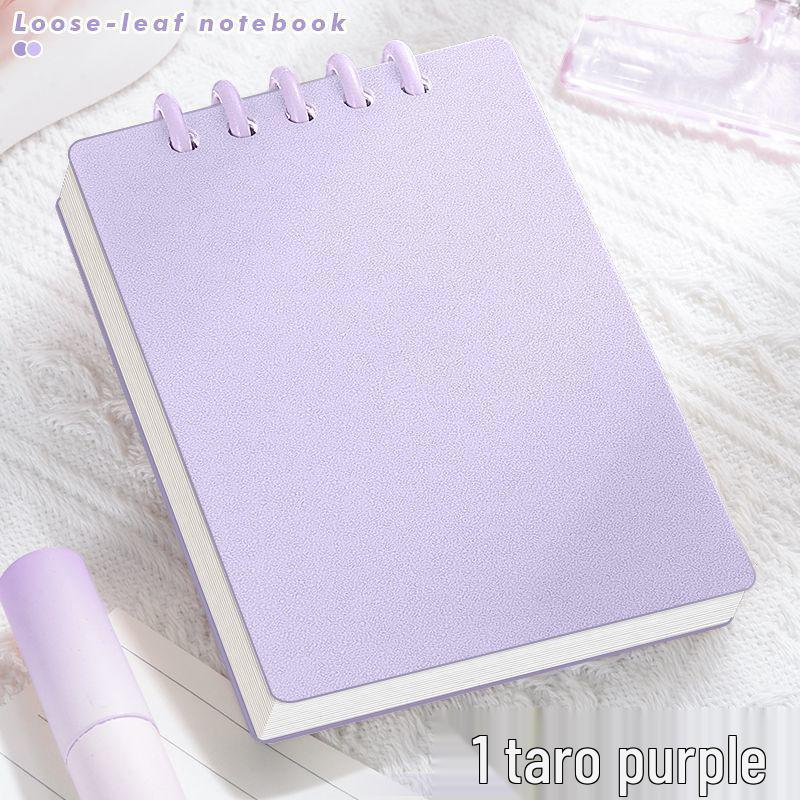 A7 Thickened Mini Portable Loose-Leaf Pocket Notebook Diary 80 Sheets/160 Pages Lined