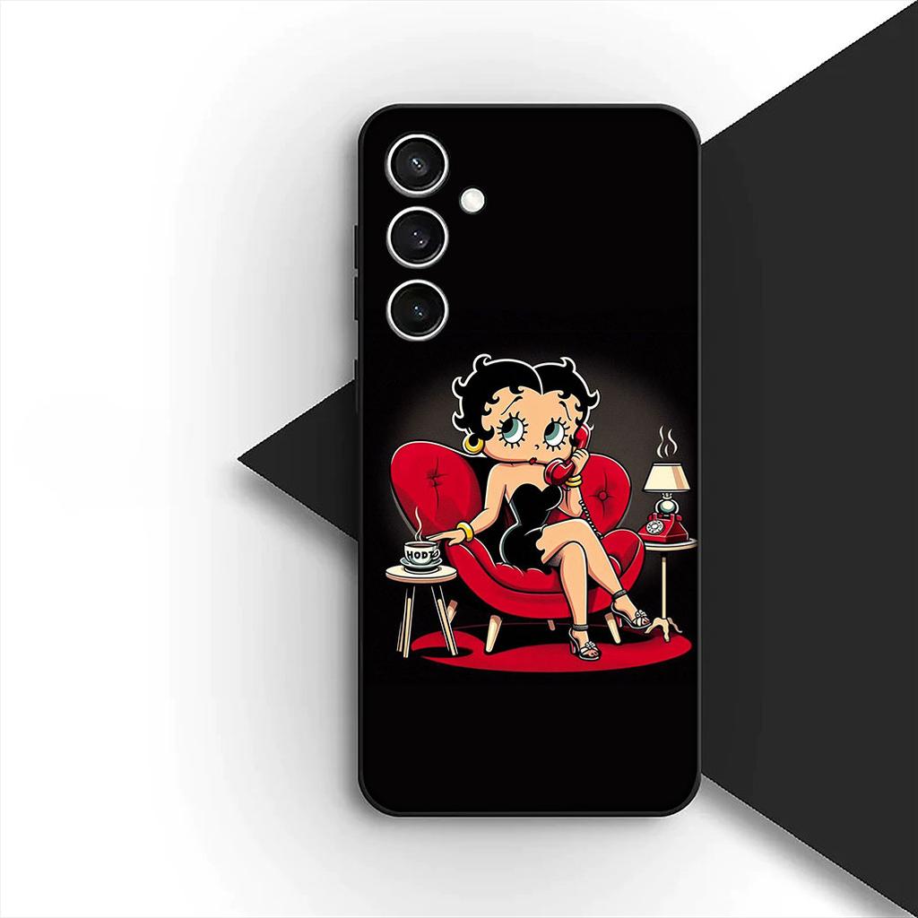 Casing for Apple iPhone 16 14 15 Plus 11 Pro Max 16E ProMax + 16Plus 15+ 14+ Phone Cover Soft Case Anime B-Bettys Lovely B-Boops
