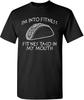 Fitness Taco In My Mouth Graphic T-shirt
