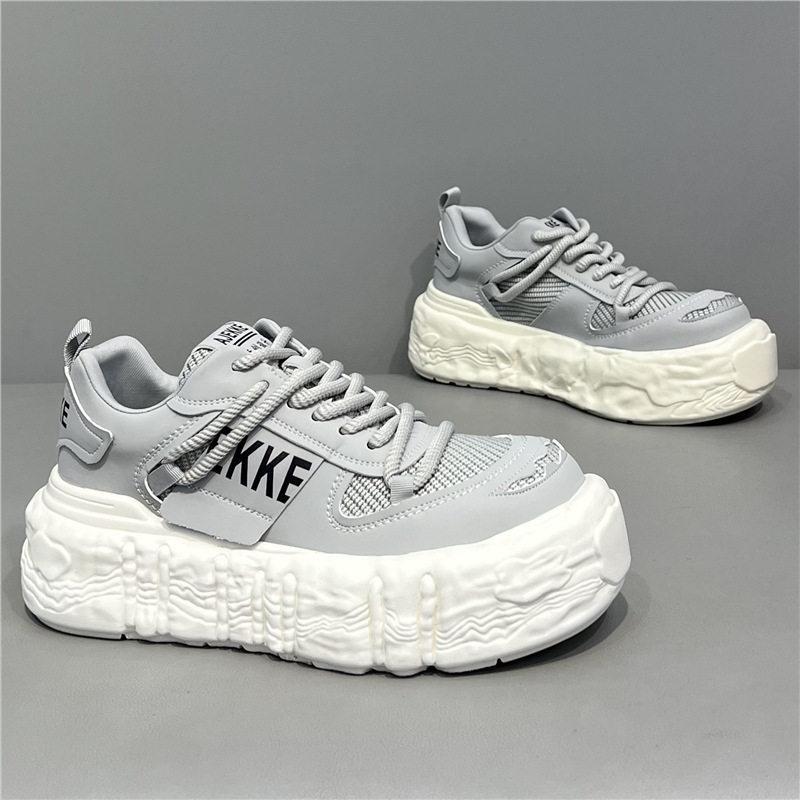 

YJ platform casual shoes autumn new leather light luxury personality 38 leather shoe size