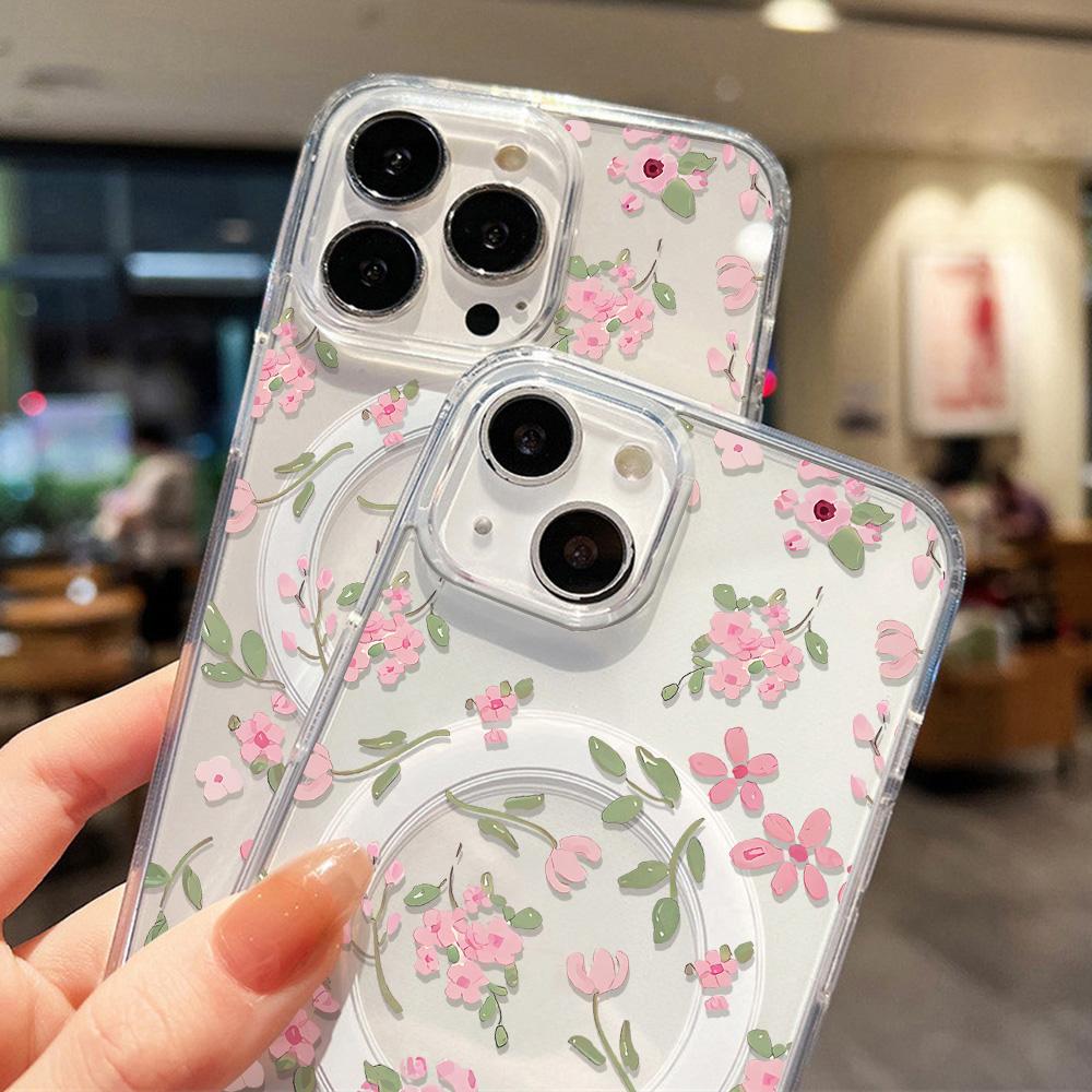 Magnetic Phone Case for iPhone 12 14 16 17 Pro 17 16 15 14 13 12 Pro Max  12 13 14 15  16 High Quality Shockproof Shell Full Protection Cute Style