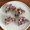 3D flower design, elegant contrast floral patchwork, portable daily hair clip, ideal holiday gift for women