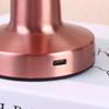 1 Set Dumbbell Table Lamp LED Metal Touch Rechargeable Night Light for Bedroom Reading Home Decor