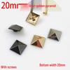 20MM Gold Pyramid Decorative Nail for Bags