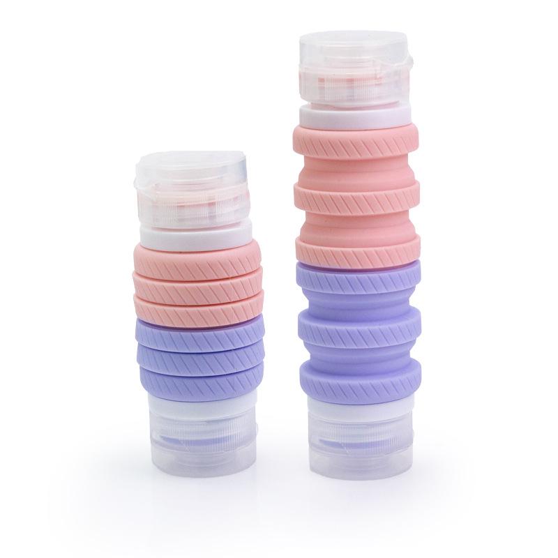 Silicone Dual-Head Refillable Travel Bottle for Shampoo & Shower Gel