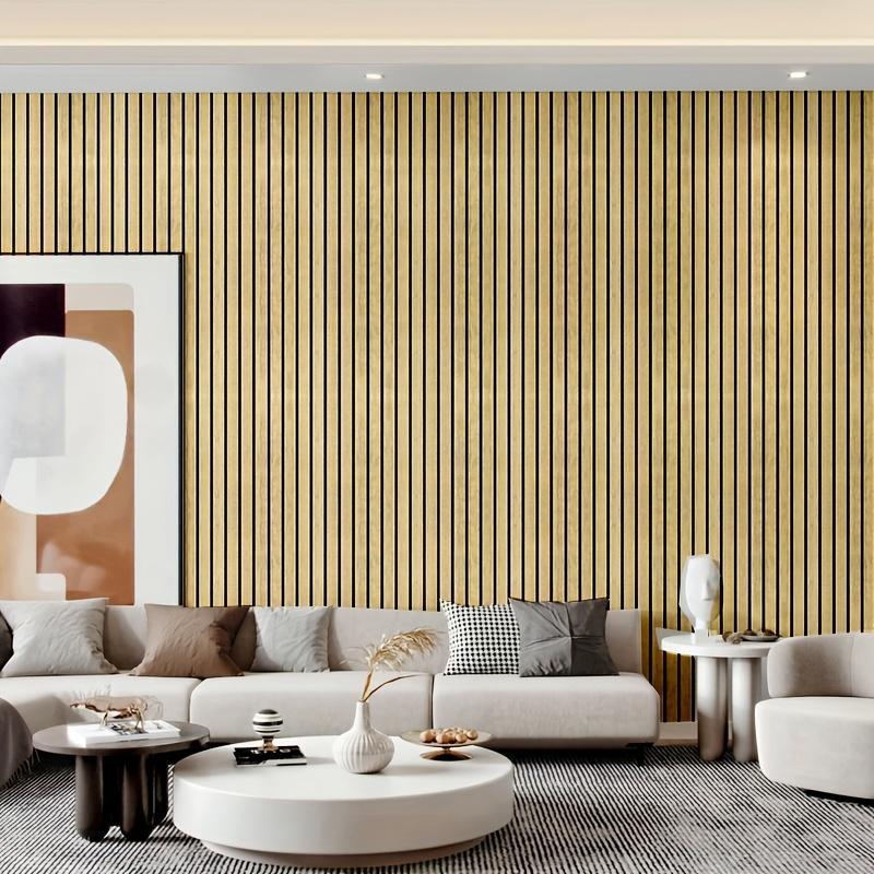 1 Rolle Holzmaserung Wandpaneele, Selbstklebende Schaumstoff Verdickte Tapete, Wasserdicht und Feuchtigkeitsbeständig, Heimdekoration Wandaufkleber