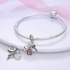 925 Silver Red Car Keys House Charms Beads Dangle Pendant Fit Bracelet Necklace Diy Fashion Jewelry