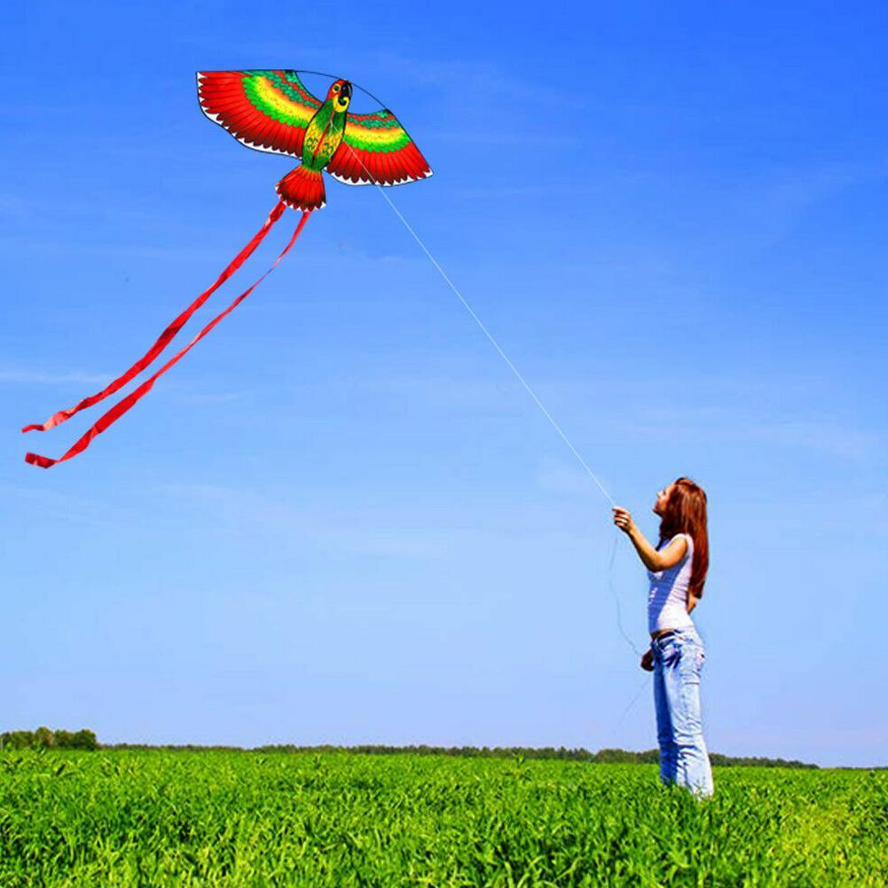 1 Pcs Parrot Kite Small Children's Animal Cartoon Kite Outdoor Toy Kite Children's Toy