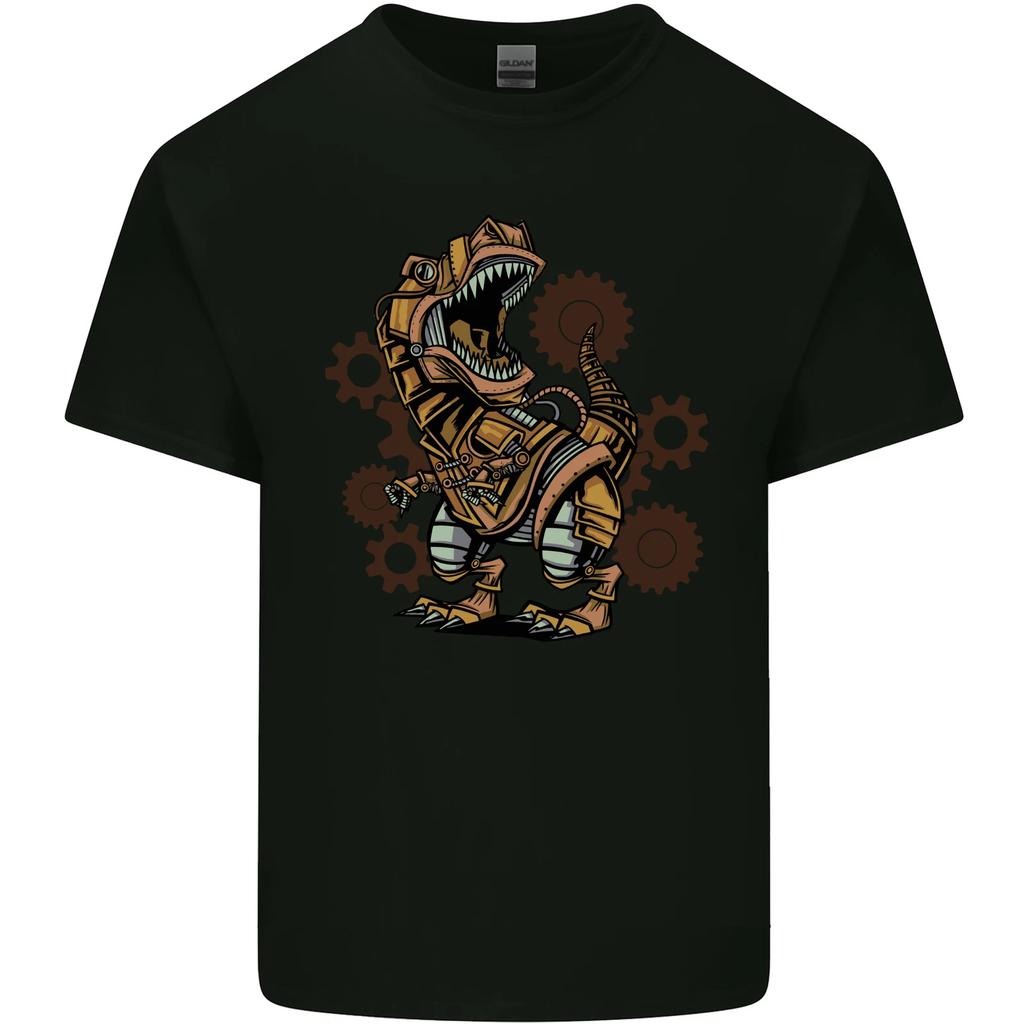 Steampunk T-Rex Dinosaur Kids T-Shirt Childrens