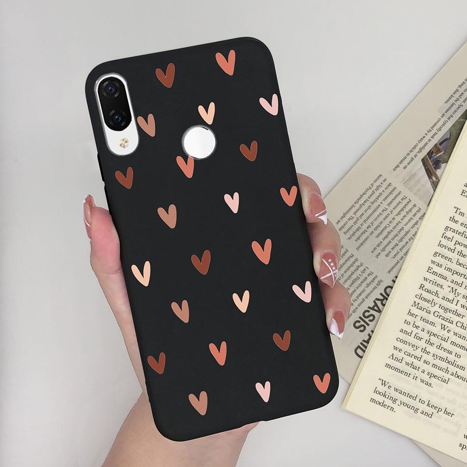 For Huawei Nova 3i Nova4 Case Shockproof Matte Cute Cartoon Soft Silicone Phone Back Cover For Huawei P Smart Plus Nova 3i Coque