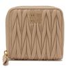 Bifold Wallet Matelasse Mini Wallet Beige MIU MIU 5ML522 2FPP F0036 [Miu Miu] Women's [Item]