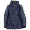 STONE ISLAND [Domestically Authorized] 751541131 DAVID LIGHT-TC WITH MICROPILE Cargo Pocket Hooded Jacket Jacket M NavyUsed
