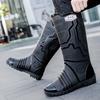 MEN'S high quality PVC waterproof rain boots comfortable non-slip durable garden shoes chunky fishing outdoor activities shoes