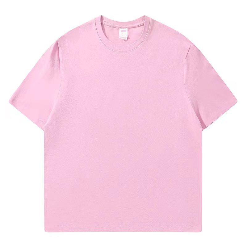 Camiseta de Verano Blanca Unisex de Algodón Puro de Manga Corta, Corte Holgado, Talla Grande