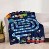 Space Adventure Home Customize Your Name Blankets Comfortable Soft Lightweight Multipurpose Blanket For Picnics Sofas Offices Beds Living Rooms