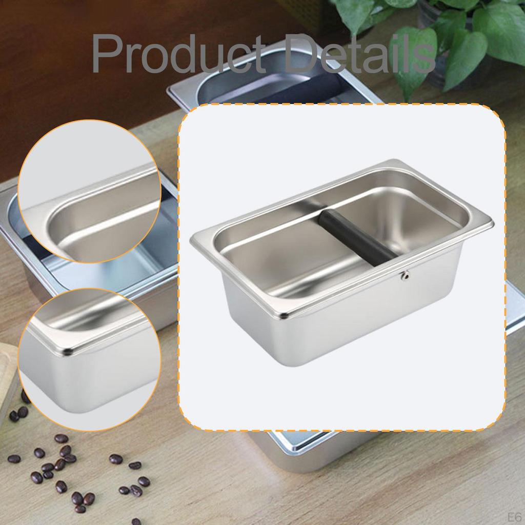 Grounds Tray, Metal Coffee Machine Accessory, Practical Collection, Easy Maintenance, Suitable for