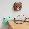 2Pcs Cartoon Door Stopper Wall Protector Quiet Shock Absorbing Door Stops Wall Shield Cushion Soft Adhesive Wall Bumper Guard for Door Handle Knob