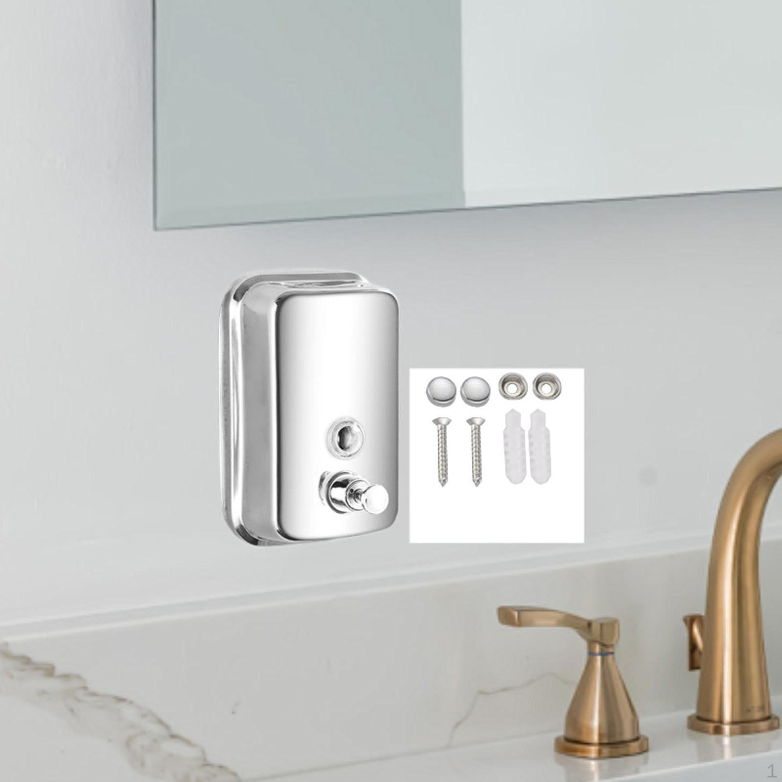 

Настенный дозатор мыла коммерческого класса, конструкция из нержавеющей стали для жидких гелей S