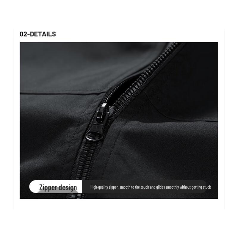 Mao Ren Men's Hooded Windbreaker Jacket