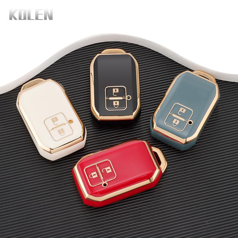 TPU Car Remote Key Case Cover Shell For Suzuki Ertiga Swift 2017 Wagon R Japanese Monopoly Type 3c Ignis Embona XL7 Accessories