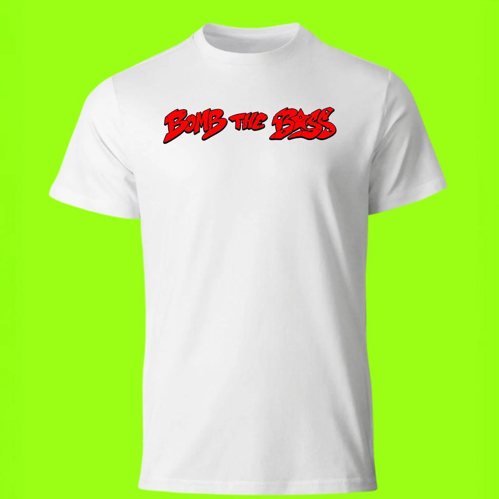 Bomb the Bass - T Shirt - Dance Electronic Pop Music Band 80s 90s