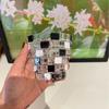 Rainbow Sheen Hand-Painted Glass Cup - Bling Design for Summer