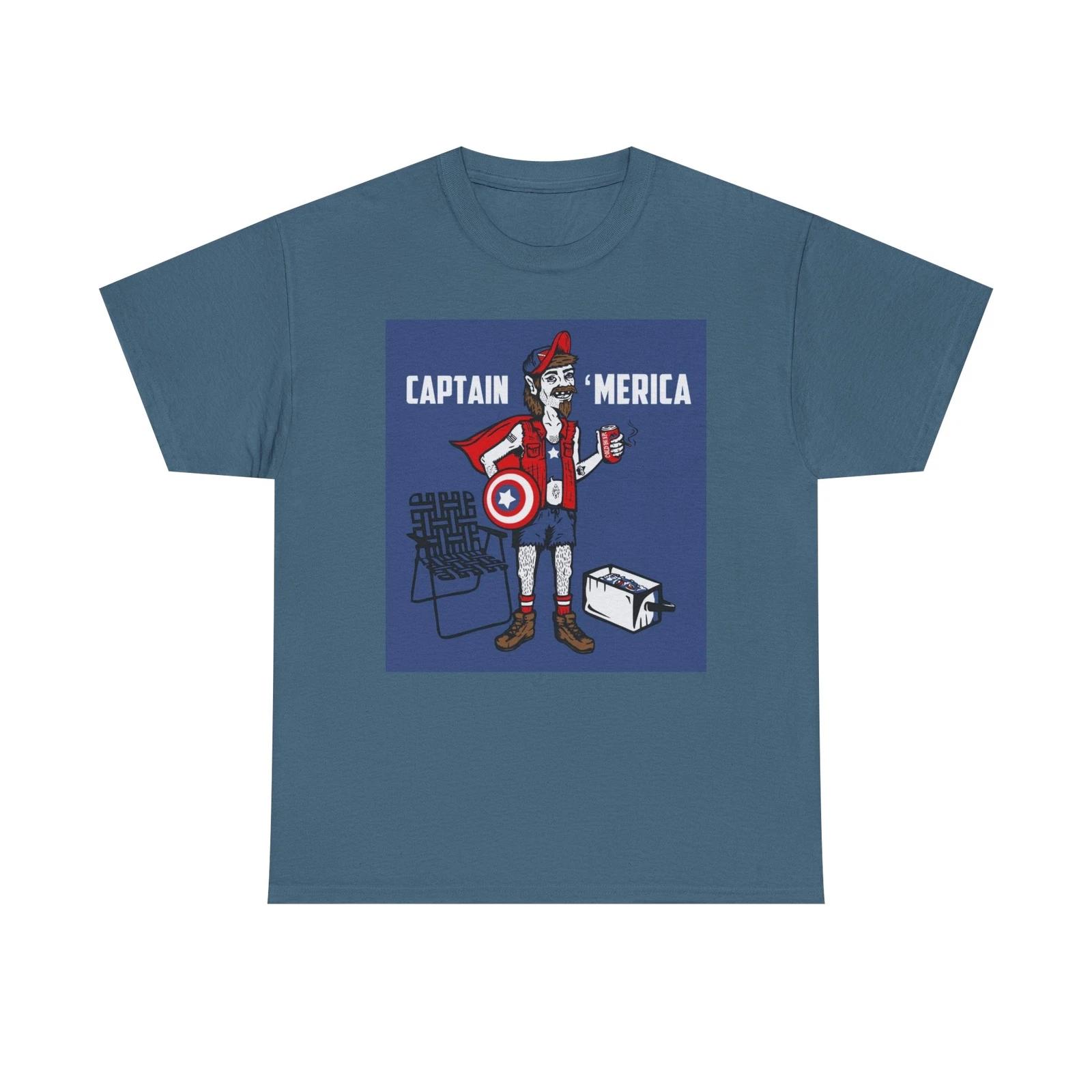 Men s and Women s T-shirts Captain America Graphic XXXXL