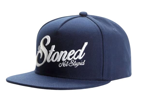 Sproutsy Streetwear Snapback Flat Visor Straight Stoned Men's Hat, Cap,