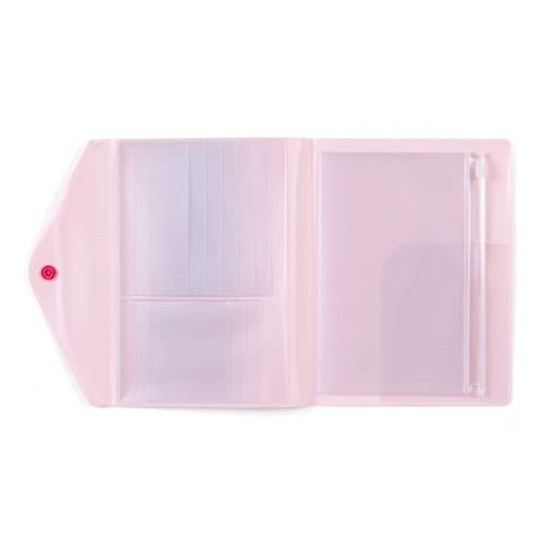 Sanrio PVC Hello Kitty Medication Notebook & Medical Examination Card Case 707988 with Zipper