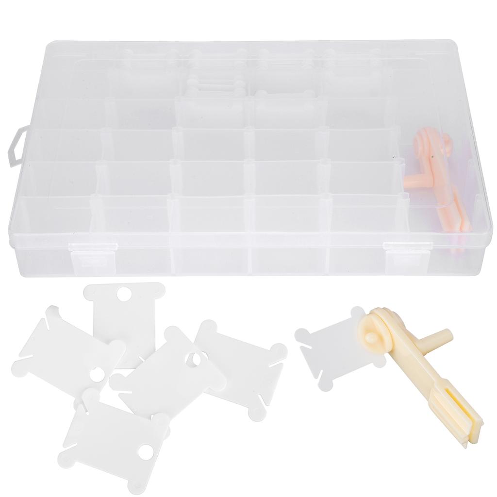 Cross Stitch Winding Board Plastic Thread Winder Kit Plate DIY Sewing Accessories